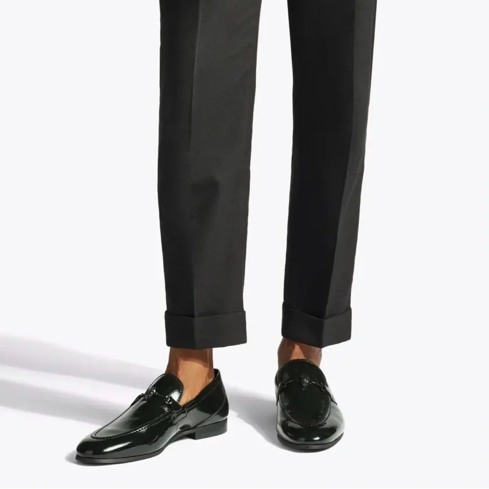 NEW Kurt Geiger London Men's Ali Bit Patent Leather Loafers - Picture 2 of 8